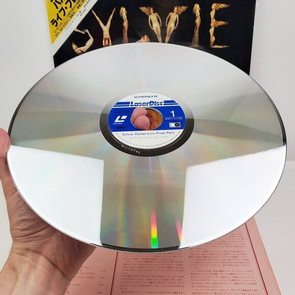 Sylvie Vartan Live From Paris Japanese Obi Laserdisc 1982 Complete w/ Insert - Picture 4 of 12